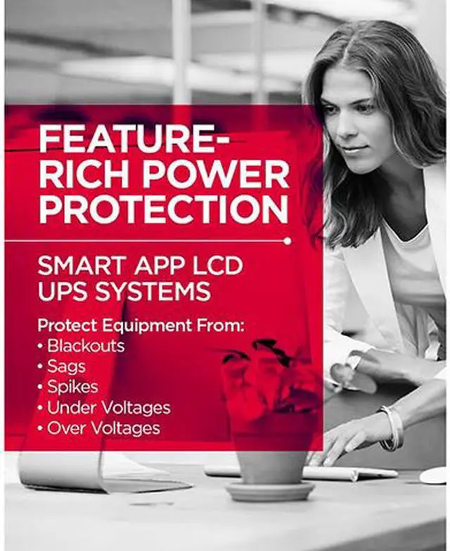 Alt view image 10 of 10 - CyberPower Smart App LCD UPS Series OR1500LCDRT2U 1500 VA 900 Watts 8 Outlets UPS