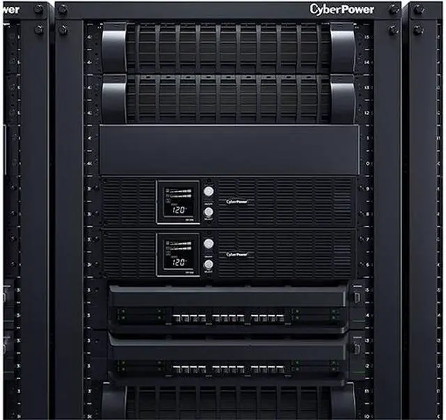 Alt view image 6 of 10 - CyberPower Smart App LCD UPS Series OR1500LCDRT2U 1500 VA 900 Watts 8 Outlets UPS