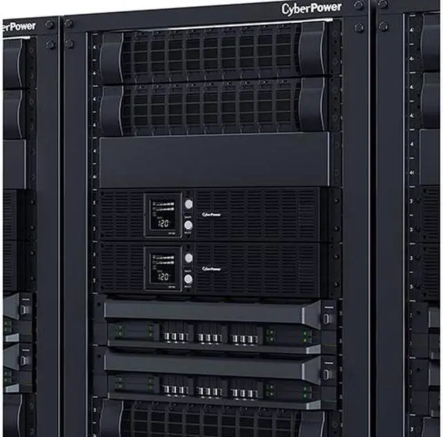 Alt view image 7 of 10 - CyberPower Smart App LCD UPS Series OR1500LCDRT2U 1500 VA 900 Watts 8 Outlets UPS