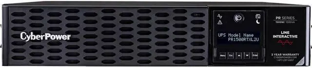 Alt view image 3 of 5 - CyberPower Smart App Sinewave UPS Series PR1500RTXL2U 1500 VA 1500 Watts 8 Outlets UPS
