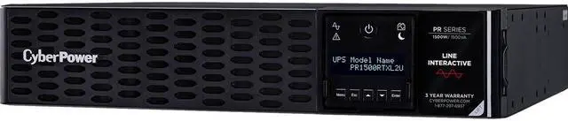 Alt view image 5 of 5 - CyberPower Smart App Sinewave UPS Series PR1500RTXL2U 1500 VA 1500 Watts 8 Outlets UPS