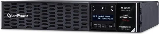 Alt view image 2 of 6 - CyberPower Sine Wave TAA Compliant 1500VA/1500W NEMA 5-15P 8 Outlet UPS System