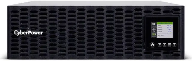 Main image of CyberPower OL6KRTHDL Smart App Online UPS Systems - 6000VA/6000W, 200 - 240 VAC, Hardwire Terminal (NEMA L6-30P power cord included), 3U, Rack / Tower, Sine Wave, 4 Outlets, LCD, PowerPanel® Business