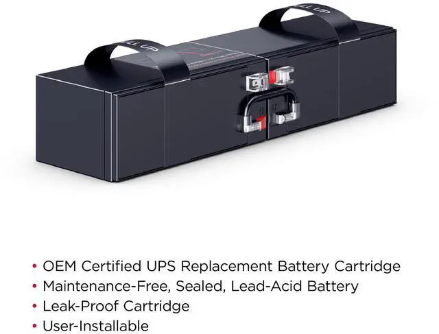Alt view image 4 of 5 - CyberPower RB1290X2E Replacement Battery Cartridge