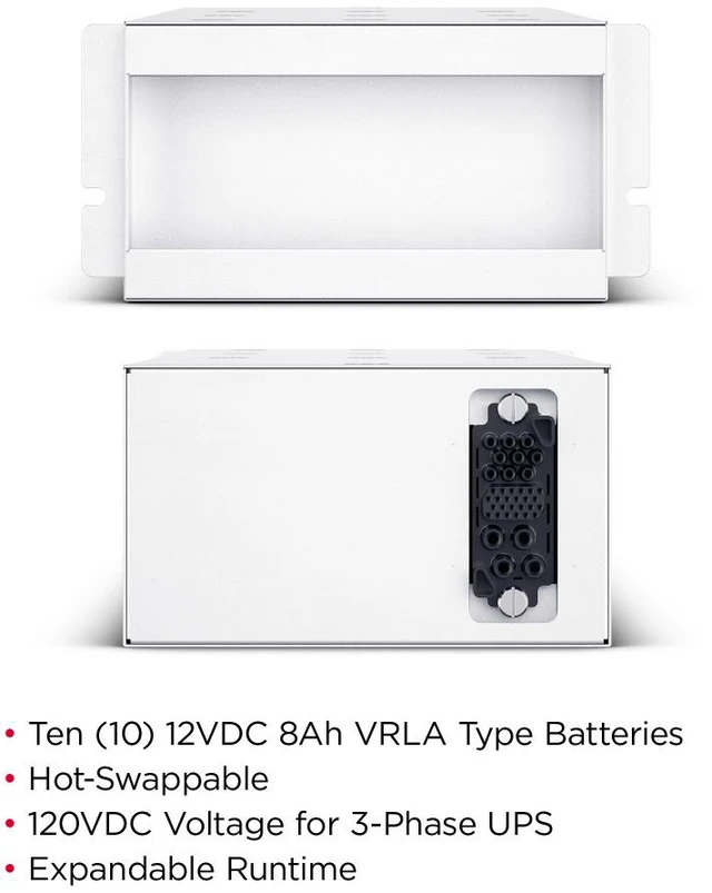 Alt view image 4 of 9 - CyberPower BM120V30ATY 3-Phase Modular UPS Battery Modules
