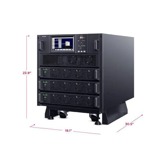 Alt view image 6 of 10 - CyberPower SM020KAMFA 3-Phase Modular Smart App Online UPS System - 10-20K UPS Cabinet - Modular - AC 208/120V 220/127V - 11U - SM020KAMFA