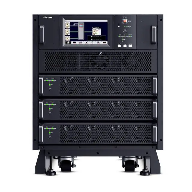 Alt view image 9 of 10 - CyberPower SM020KAMFA 3-Phase Modular Smart App Online UPS System - 10-20K UPS Cabinet - Modular - AC 208/120V 220/127V - 11U - SM020KAMFA