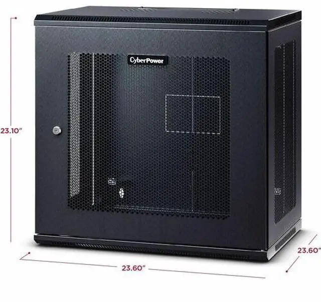 Alt view image 2 of 5 - CyberPower CR12U61003 Wall Mount Enclosure