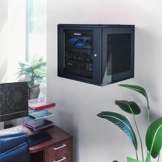 Alt view image 3 of 5 - CyberPower CR12U61003 Wall Mount Enclosure