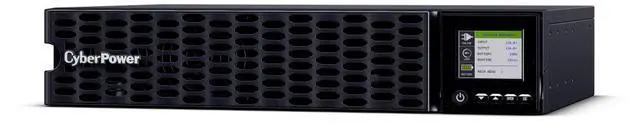 Alt view image 2 of 10 - CyberPower OL2K2RTHD Smart App Online UPS Systems, 2200VA/1800W, 100 - 125 VAC, NEMA 5-20P, 2U, Rack / Tower, Sine Wave, 7 Outlets, LCD, Power Panel