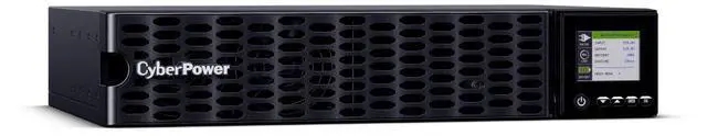 Alt view image 3 of 10 - CyberPower OL2K2RTHD Smart App Online UPS Systems, 2200VA/1800W, 100 - 125 VAC, NEMA 5-20P, 2U, Rack / Tower, Sine Wave, 7 Outlets, LCD, Power Panel