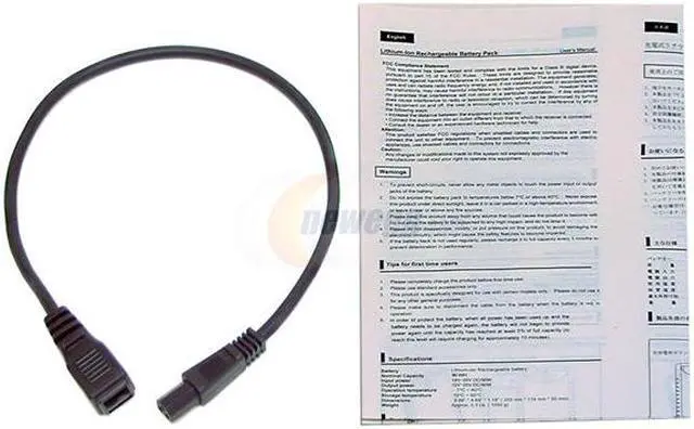 Alt view image 3 of 3 - ECS EM-929L Lithium-Ion Rechargeable Battery for ECS Desknote A928 & A929 Notebooks