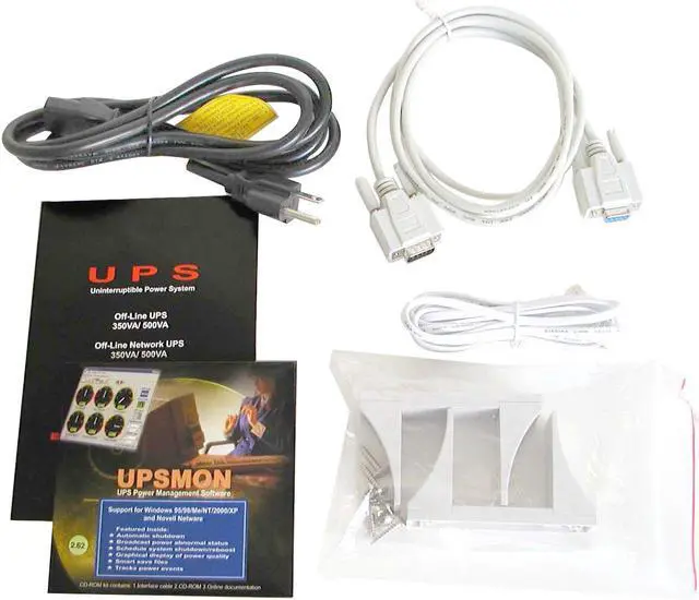 Alt view image 7 of 8 - Powercom E-Book EBK-500S 500VA 4 Outlets UPS