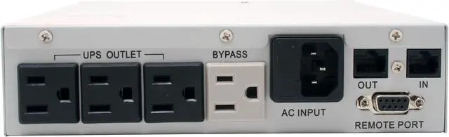 Alt view image 6 of 8 - Powercom E-Book EBK-500S 500VA 4 Outlets UPS