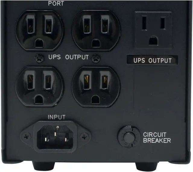 Alt view image 5 of 7 - PCM Powercom BLACK KNIGHT PRO BNT-1500AP 1500 VA 5 Outlets UPS