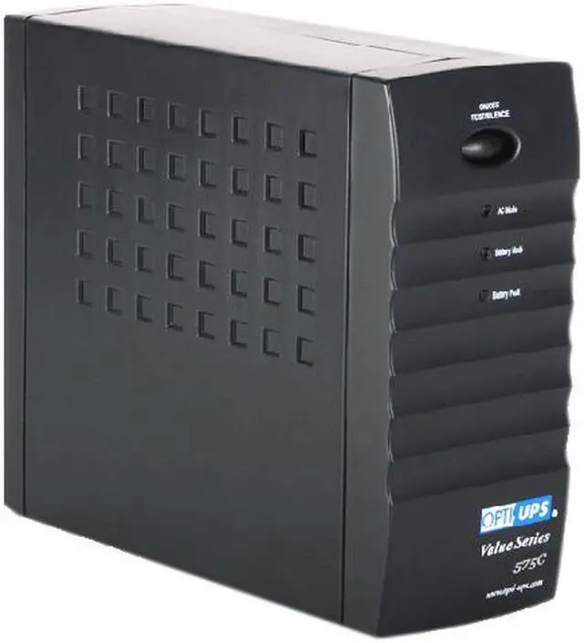 Main image of OPTI-UPS Value Series VS575C-BLK 575 VA 345W 6 Outlets Black UPS