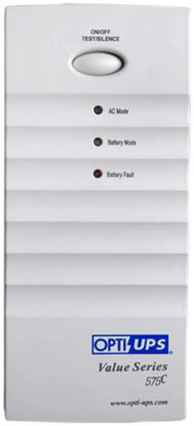 Alt view image 2 of 5 - OPTI-UPS Value Series VS575C 575VA 345W 6 Outlets UPS