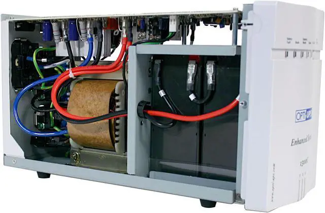 Alt view image 3 of 8 - OPTI-UPS Enhanced Series ES1500C 1400 VA 980 Watts 8 Outlets UPS