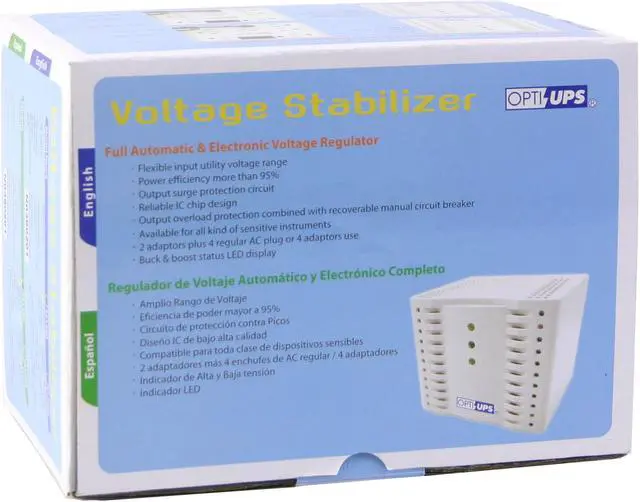 Alt view image 3 of 3 - OPTI-UPS SS1200 Automatic Voltage Regulator