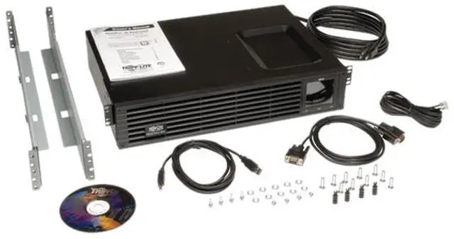 Alt view image 7 of 7 - Tripp Lite SMART1000RM2U Series SmartPro 120V 1kVA 800W Line-Interactive Sine Wave UPS, 2U Rack/Tower, Network Card Options, LCD, USB, DB9, 6 Outlets - 1000VA/800W-5.3 Minute Full Load- 6 x NEMA 5-15R
