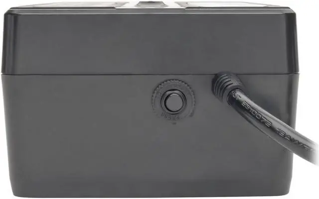 Alt view image 5 of 6 - Tripp Lite INTERNET750U Series 750VA 450W Standby UPS - 12 NEMA 5-15R Outlets, 120V, 50/60 Hz, USB, 5-15P Plug, Desktop / Wall Mount - Ultra-compact Desk-mount - 4 Hour Recharge - 2.50 Minute Stand-by