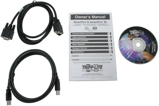 Alt view image 5 of 6 - Tripp Lite SMART1500 Smart Pro 1500 VA 980 Watts Tower 6 Outlets Line Interactive UPS
