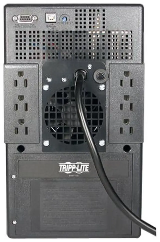 Alt view image 2 of 6 - Tripp Lite SMART1500 Smart Pro 1500 VA 980 Watts Tower 6 Outlets Line Interactive UPS