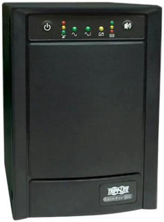Alt view image 2 of 3 - Tripp Lite SMART750SLT Smart Pro 750 VA 500 Watts 8 Outlets Tower Line Interactive UPS with SNMP Slot