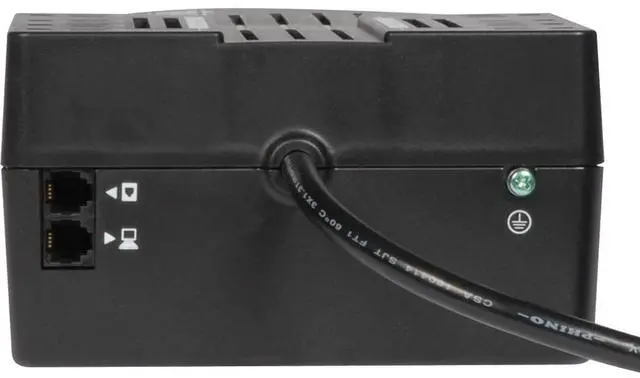 Alt view image 6 of 10 - Tripp Lite VR550U Series 550VA 300W Line-Interactive UPS -8 NEMA 5-15R Outlets, AVR, 120V, 50/60 Hz, USB, Desktop/Wall Mount - Ultra-compact Desktop/Tower/Wall Mount-AVR - 8Hour Recharge -120 V AC