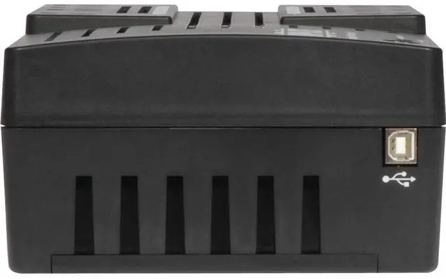 Alt view image 4 of 10 - Tripp Lite VR550U Series 550VA 300W Line-Interactive UPS -8 NEMA 5-15R Outlets, AVR, 120V, 50/60 Hz, USB, Desktop/Wall Mount - Ultra-compact Desktop/Tower/Wall Mount-AVR - 8Hour Recharge -120 V AC