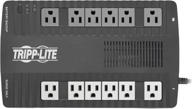 Alt view image 2 of 6 - Tripp Lite AVR750U AVR Series 750 VA 450 Watts 12 Outlets Line Interactive UPS for PCs