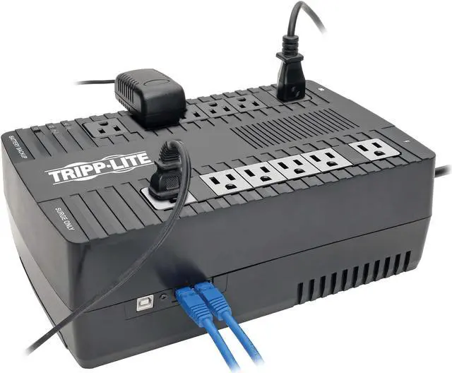 Alt view image 6 of 6 - Tripp Lite AVR750U AVR Series 750 VA 450 Watts 12 Outlets Line Interactive UPS for PCs