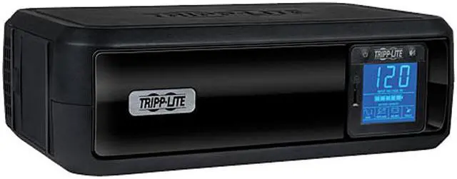Alt view image 7 of 7 - Tripp Lite OMNI900LCD Series OmniSmart LCD 120V 900VA 475W Line-Interactive UPS, Tower, LCD display, USB port - 900VA/475W -3 Minute Full Load - 4 x NEMA 5-15R - Battery/Surge-protected,4 x NEMA 5-15R