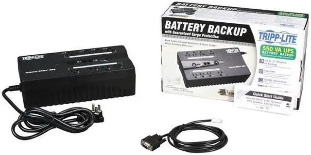 Alt view image 6 of 6 - Tripp Lite INTERNET550SER Internet Office 550 VA 300 Watts 8 Outlets Standby UPS  for PCs