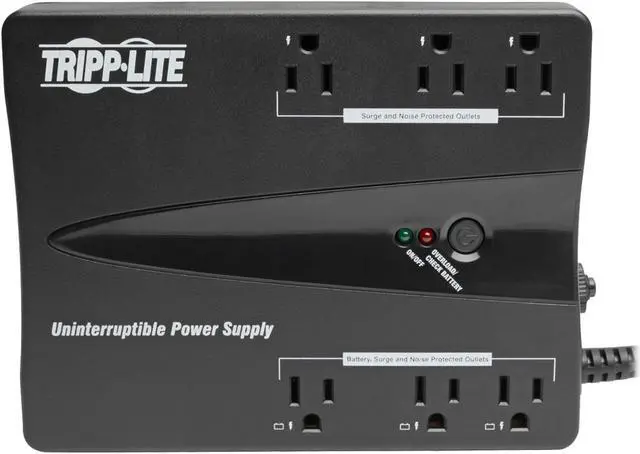 Alt view image 3 of 5 - Tripp Lite BC350 BC Personal 350 VA 180 Watts 6 Outlets Standby UPS for PCs