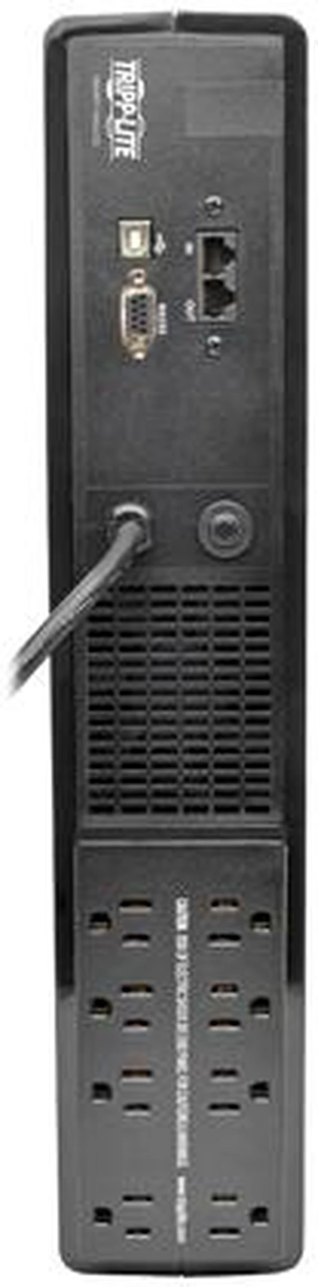 Alt view image 5 of 8 - Tripp Lite SMART1500LCD Series Smart LCD 1500VA 900W 120V Line-Interactive UPS - 8 Outlets, USB, DB9, 2U Rack/Tower - 2U Rack/Tower - 8 Hour Recharge - 3.50 Minute Stand-by - 110 V AC Input