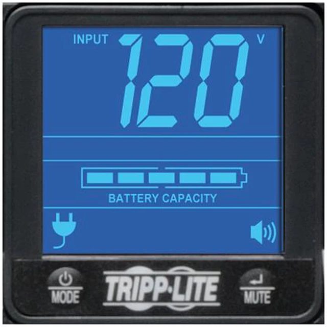 Alt view image 6 of 8 - Tripp Lite SMART1500LCD Series Smart LCD 1500VA 900W 120V Line-Interactive UPS - 8 Outlets, USB, DB9, 2U Rack/Tower - 2U Rack/Tower - 8 Hour Recharge - 3.50 Minute Stand-by - 110 V AC Input