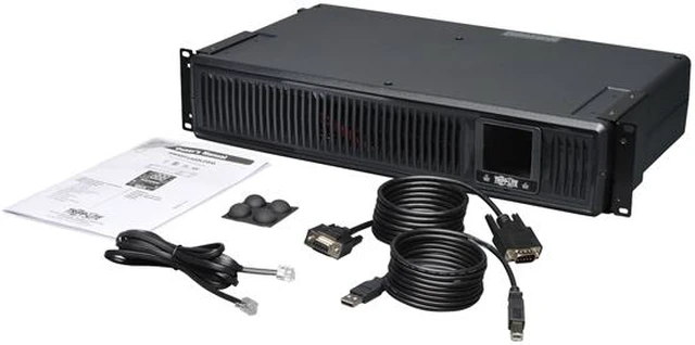 Alt view image 7 of 8 - Tripp Lite SMART1500LCD Series Smart LCD 1500VA 900W 120V Line-Interactive UPS - 8 Outlets, USB, DB9, 2U Rack/Tower - 2U Rack/Tower - 8 Hour Recharge - 3.50 Minute Stand-by - 110 V AC Input
