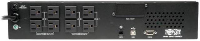 Alt view image 3 of 4 - Tripp Lite series SmartPro 1500VA 1350W 120V Line-Interactive Sine Wave UPS - 8 Outlets, Network Card Option, LCD, USB, DB9, 2U Rack/Tower - SMART1500RM2U
