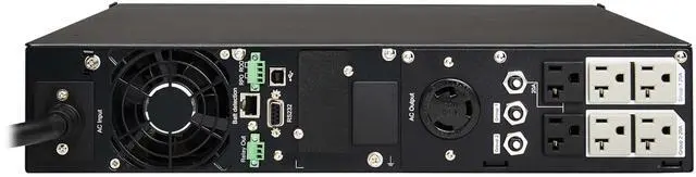 Alt view image 4 of 11 - Tripp Lite series SmartPro 3000VA 3000W 120V Line-Interactive Sine Wave UPS - 7 Outlets, Network Card Option, LCD, USB, DB9, 2U Rack/Tower (SMART3000RM2U)