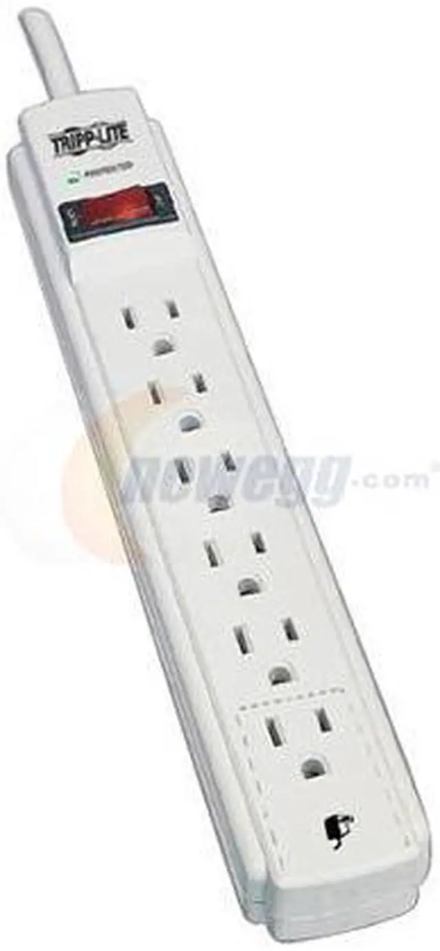 Main image of TRIPP LITE TLP606 6 Feet 6 NEMA 5-15R Outlets 750 joules Surge Suppressor