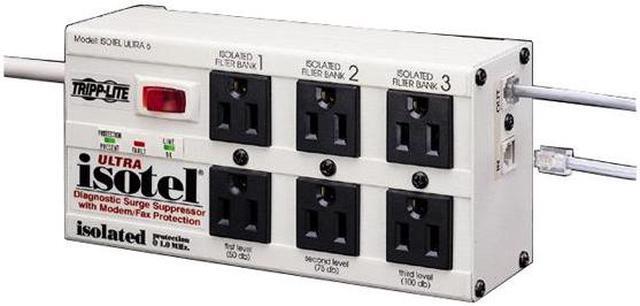 Main image of Tripp Lite ISOTEL6ULTRA 6ft. 6 Outlets 3330 Joules Isobar Surge Suppressor