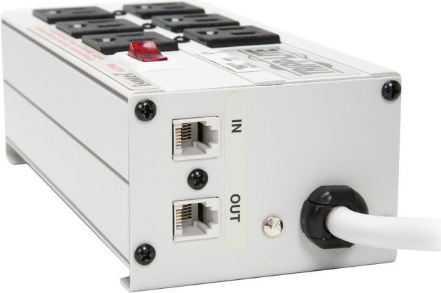 Alt view image 4 of 6 - Tripp Lite ISOTEL6ULTRA 6ft. 6 Outlets 3330 Joules Isobar Surge Suppressor