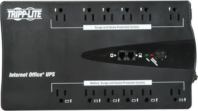 Alt view image 5 of 6 - Tripp Lite INTERNET900U Internet Office 900 VA 480 Watts 12 Outlets Standby UPS  for PCs