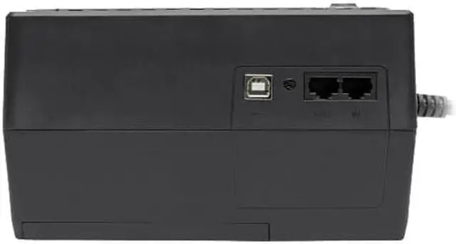 Alt view image 3 of 5 - Tripp Lite Internet Office 120V 600 VA 300 Watts Standby UPS, Ultra-Compact Desktop, USB (INTERNET600U)