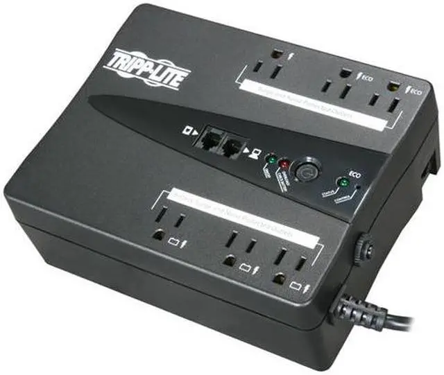 Main image of Tripp Lite ECO350UPS Energy Saving Green 350 VA 180 Watts 6 Outlets Standby UPS for PCs