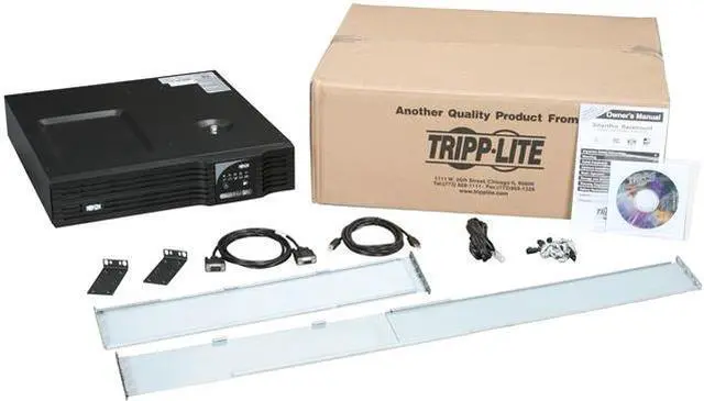 Alt view image 5 of 5 - TRIPP LITE SmartPro SMART1500CRMXL 1500 VA 1440 Watts 8 Outlets Compact Rackmount UPS System