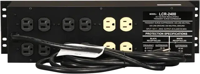 Alt view image 4 of 5 - TRIPP LITE LCR2400 Line Conditioner - Automatic Voltage Regulation with Surge Protection