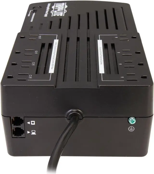 Alt view image 4 of 7 - Tripp Lite AVR700U Series 700VA 350W Line-Interactive UPS - 8 NEMA 5-15R Outlets, AVR, 120V, 50/60 Hz, USB, Desktop/Wall Mount - Desktop - 2 Minute Stand-by - 110 V AC Input - 120 V AC Output -8xNEMA