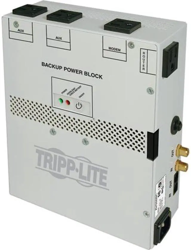 Main image of Tripp Lite 550 VA Audio / Video Backup Power Block - Exclusive UPS Protection for Structured Wiring Enclosure (AV550SC)